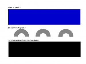 Drawing of needed parts