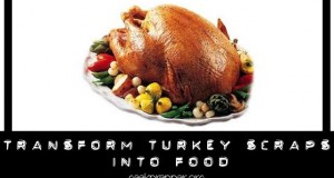 transform turkey scraps into food