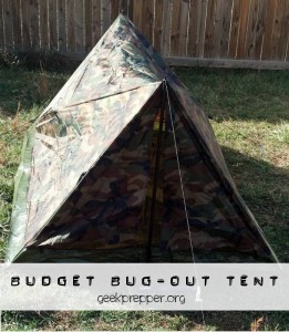 budget bug out tent
