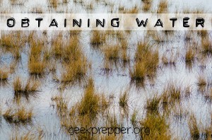 obtaining water
