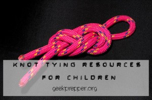 knot tying resources for children