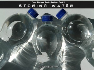 storing water
