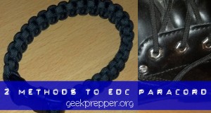 2 easy methods to EDC paracord