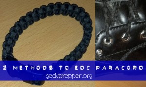 2 easy methods to EDC paracord