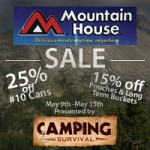 Mountain House foods on Sale for 1 week