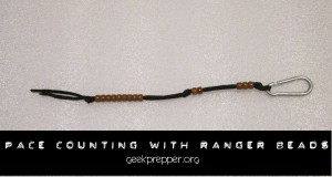pace counting with ranger beads