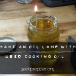 Make An Oil Lamp with Used Cooking Oil