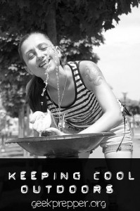 keeping cool outdoors