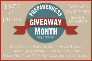 Preparedness Month Giveaway