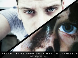 instantly shift from gray man to chameleon