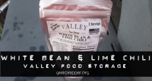 valley food storage white bean and lime chili