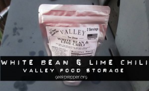 valley food storage white bean and lime chili