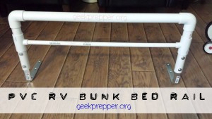 PVC RV Bunk Bed Rail
