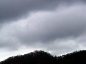Nimbostratus clouds