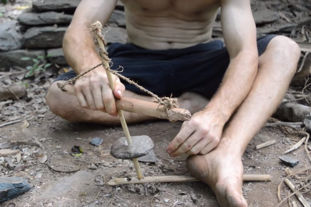 hand drill fire starter